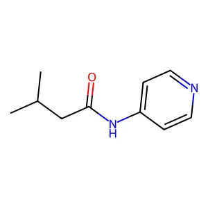 3-methyl-N-(pyridin-4-yl)butanamide structure
