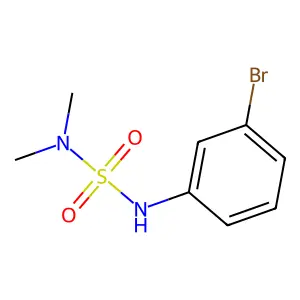 [(3-溴苯基)磺酰氨基]二甲胺 structure