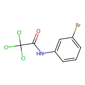 Acetamide, N-(3-bromophenyl)-2,2,2-trichloro- structure
