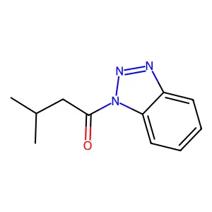 1-(1H-Benzo[d][1,2,3]triazol-1-yl)-3-methylbutan-1-one structure
