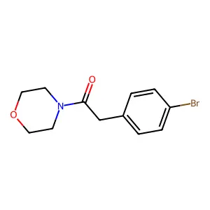 1-(4-Bromophenyl)-2-morpholinoethanone structure
