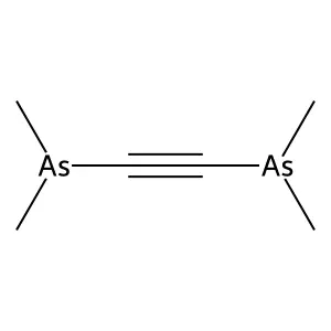 Arsine, 1,2-ethynediylbis[dimethyl- structure