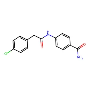 4-[[2-(4-Chlorophenyl)acetyl]amino]benzamide structure