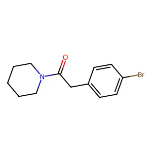 2-(4-Bromophenyl)-1-(piperidin-1-yl)ethan-1-one structure