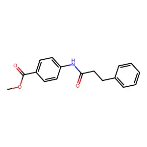 Methyl 4-(3-phenylpropanamido)benzoate structure