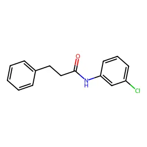 N-(3-chlorophenyl)-3-phenylpropanamide structure