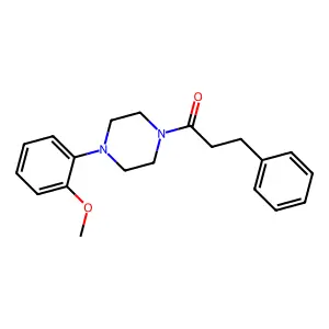 1-[4-(2-Methoxyphenyl)piperazin-1-yl]-3-phenylpropan-1-one structure