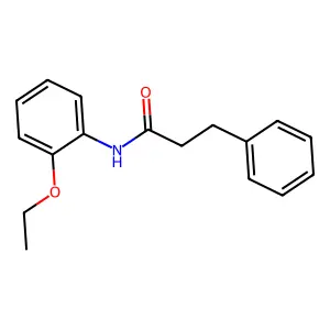 N-(2-ethoxyphenyl)-3-phenylpropanamide structure
