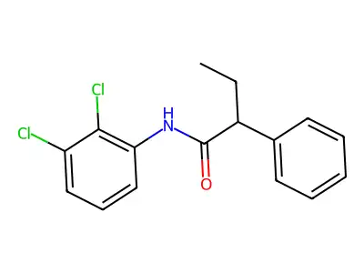 N-(2,3-dichlorophenyl)-2-phenylbutanamide structure