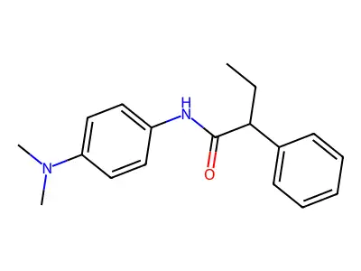 N-[4-(dimethylamino)phenyl]-2-phenylbutanamide structure