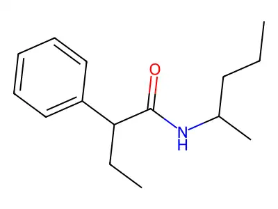 N-pentan-2-yl-2-phenylbutanamide structure