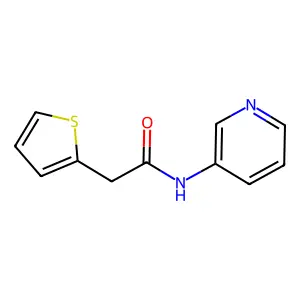 N-(吡啶-3-基)-2-(噻吩-2-基)乙酰胺 structure