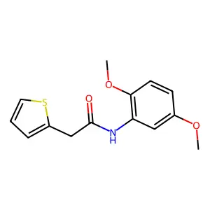N-(2,5-二甲氧基苯基)-2-噻吩-2-基乙酰胺 structure