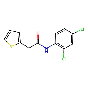 N-(2,4-dichlorophenyl)-2-(thiophen-2-yl)acetamide structure