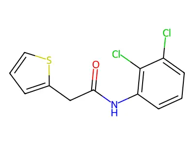 N-(2,3-dichlorophenyl)-2-(2-thienyl)acetamide structure