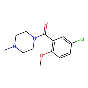 1-(5-Chloro-2-methoxybenzoyl)-4-methylpiperazine structure