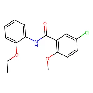 5-chloro-N-(2-ethoxyphenyl)-2-methoxybenzamide structure