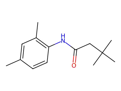 N-(2,4-dimethylphenyl)-3,3-dimethylbutanamide structure