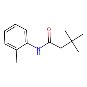 3,3-二甲基-N-(2-甲基苯基)丁酰胺 structure