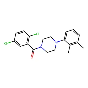 (2,5-Dichlorophenyl)-[4-(2,3-dimethylphenyl)piperazin-1-yl]methanone structure