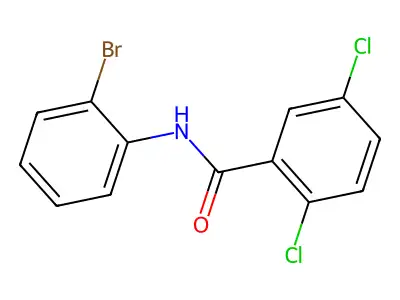 N-(2-bromophenyl)-2,5-dichlorobenzamide structure