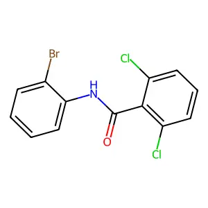 N-(2-bromophenyl)-2,6-dichlorobenzamide structure