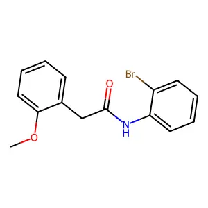N-(2-溴苯基)-2-(2-甲氧基苯基)乙酰胺 structure