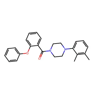 [4-(2,3-Dimethylphenyl)piperazin-1-yl]-(2-phenoxyphenyl)methanone structure