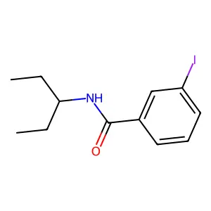 3-iodo-N-(pentan-3-yl)benzamide structure