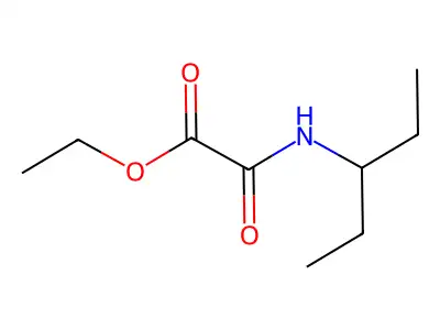 Ethyl [(1-ethylpropyl)amino](oxo)acetate structure