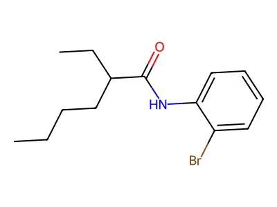 N-(2-bromophenyl)-2-ethylhexanamide structure