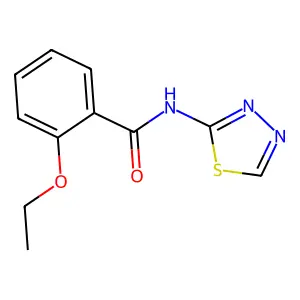 2-ethoxy-N-(1,3,4-thiadiazol-2-yl)benzamide structure