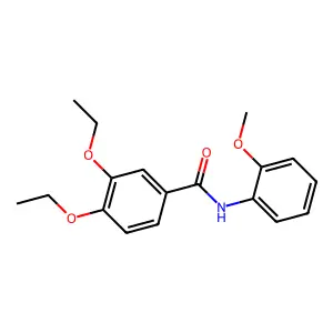 3,4-diethoxy-N-(2-methoxyphenyl)benzamide structure