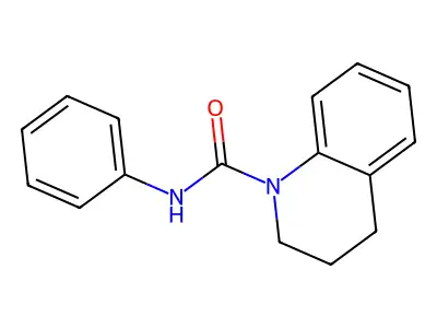 N-phenyl-1,2,3,4-tetrahydroquinoline-1-carboxamide structure