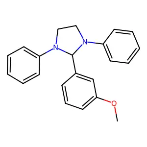 2-(3-Methoxyphenyl)-1,3-diphenylimidazolidine structure