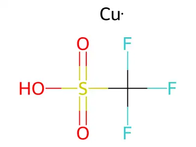 三氟甲磺酸銅 structure