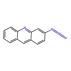 Acridine, 3-azido- structure
