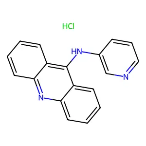Acridine, 9-(3-pyridylamino)-, monohydrochloride structure
