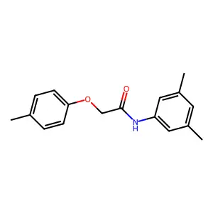 N-(3,5-dimethylphenyl)-2-(4-methylphenoxy)acetamide structure