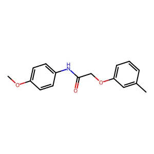 N-(4-methoxyphenyl)-2-(3-methylphenoxy)acetamide structure