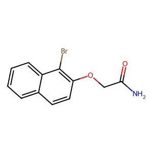 2-(1-Bromonaphthalen-2-yl)oxyacetamide structure