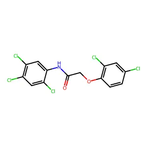 2-(2,4-dichlorophenoxy)-N-(2,4,5-trichlorophenyl)acetamide structure