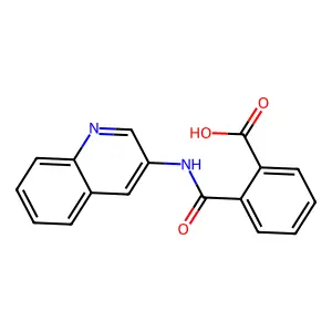 2-[(Quinolin-3-yl)carbamoyl]benzoic acid structure
