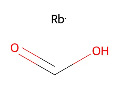 甲酸铷 structure