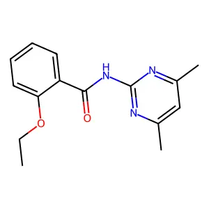 N-(4,6-dimethylpyrimidin-2-yl)-2-ethoxybenzamide structure