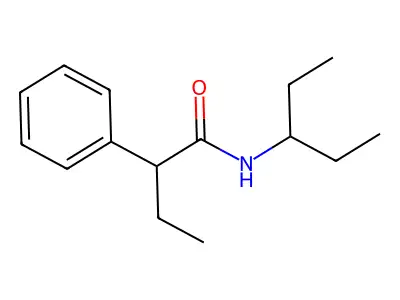 N-(pentan-3-yl)-2-phenylbutanamide structure