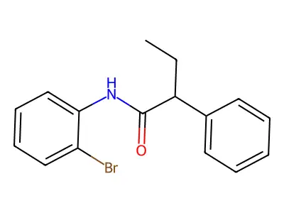 N-(2-bromophenyl)-2-phenylbutanamide structure