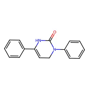 2-Oxo-3,6-diphenyl-1,2,3,4-tetrahydropyrimidine structure