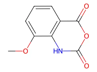 8-methyl-2,4-dihydro-1H-3,1-benzoxazine-2,4-dione structure