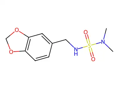 5-[(Dimethylsulfamoylamino)methyl]-1,3-benzodioxole structure